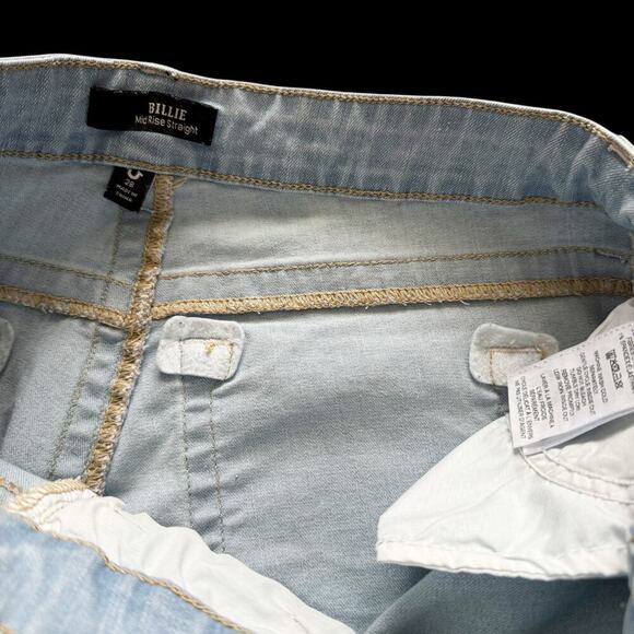 True Religion Billie Jeans Womens 28 Light Wash Mid Rise Straight Denim Pants - Picture 7 of 16